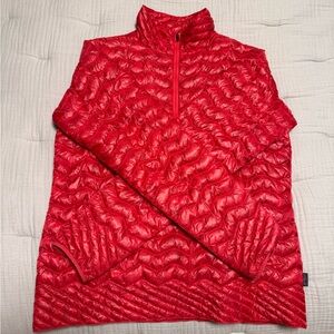 Patagonia Ultralight Goose Down Pullover Puffer Red Women’s M